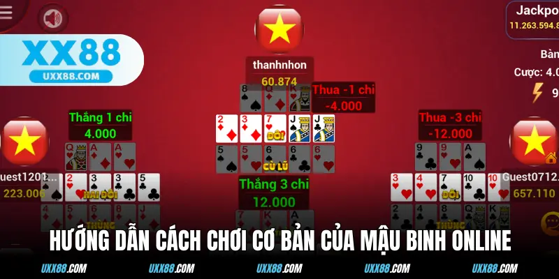 Hướng dẫn cách chơi Mậu Binh trên nền tảng online